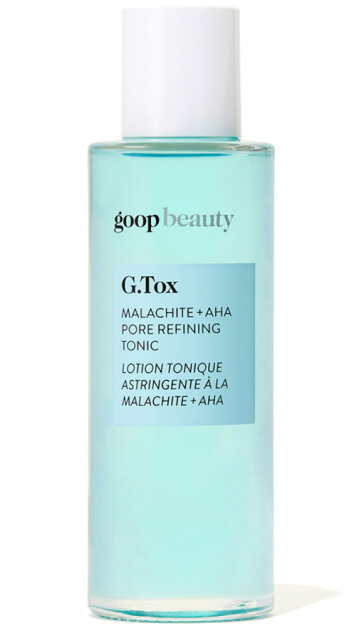goop Beauty G.Tox Malachite + AHA Pore Refining Tonic
