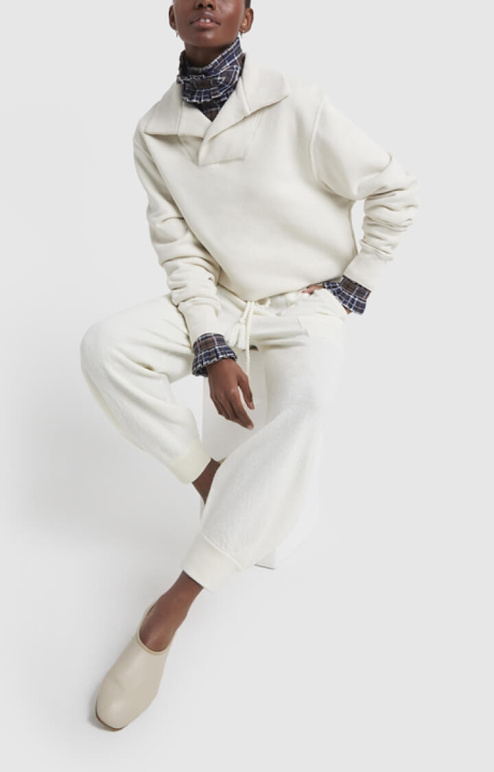 model in ICTORIA BECKHAM SHIRT
