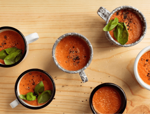 vegan cashew tomato soup
